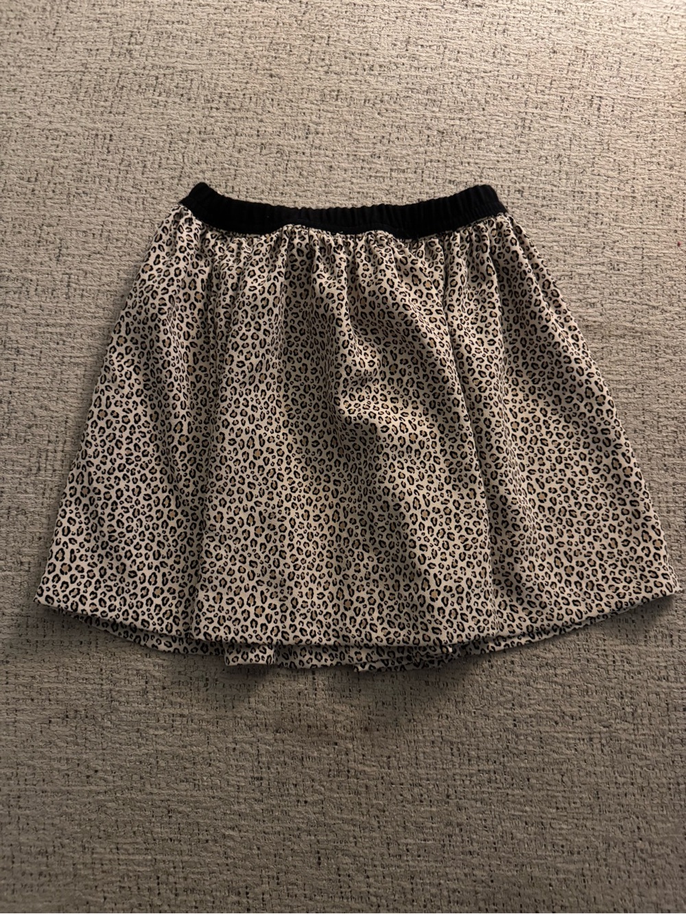 Gymboree Leopard Print Skirt in Beige and Black